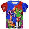 Summer Children 3d Game Rainbow Friends Tshirt Kids Boy Printing Boys T Shirt Girls Tops Tees Cartoon Clothes