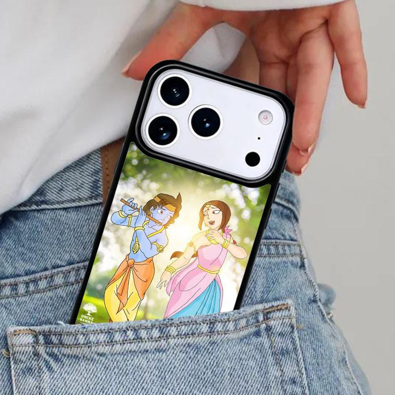 Чехол для телефона Lord Krishna Radha для iPhone 17ProMax 12 13 14 15 16e 17 Pro Max Plus Air Cover