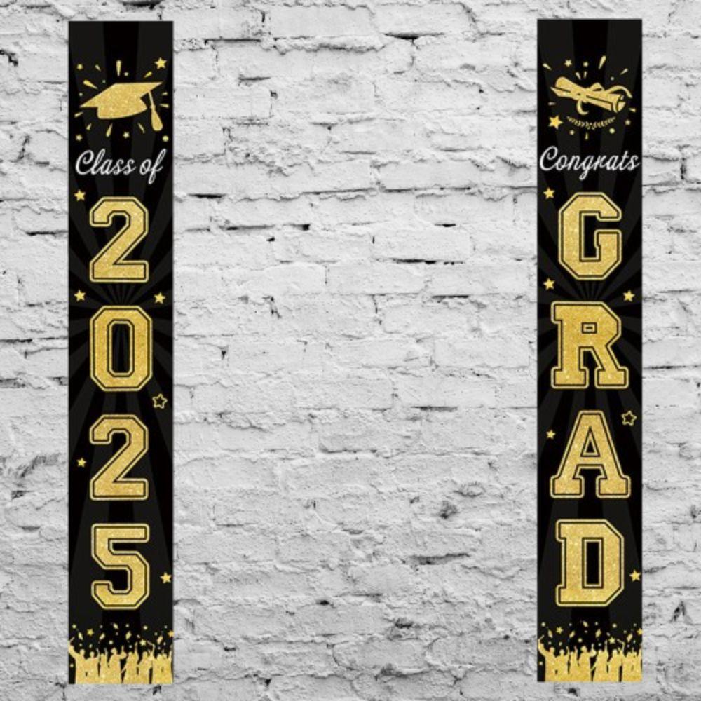 Congrats Grad Graduation Photography Backdrop Graduates Theme Background  School Party Decor