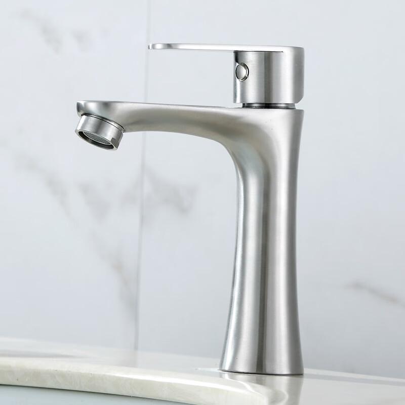 Stainless Steel Single Cold Basin Faucet