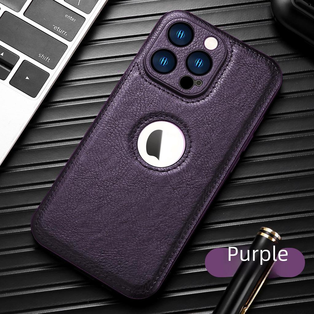 Кожаный чехол для iPhone 15 Pro с дизайном Romax, полная защита для iPhone 14 и 11.