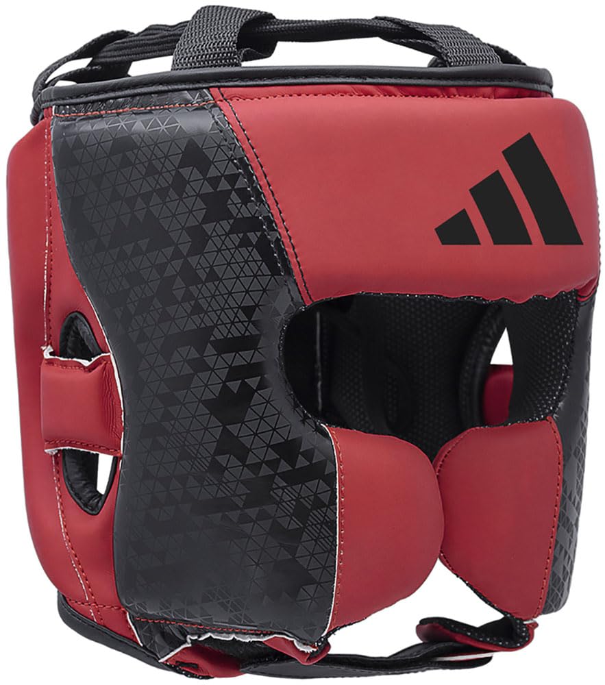 Adidas Combat Sports Boxing Martial Arts Head Guard Combat 50 Training Headgear ADIC50HG Vivid L Red/Black