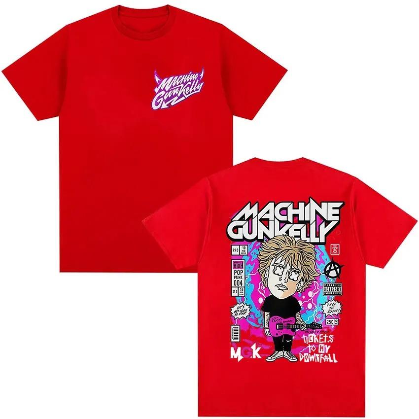 Rock Rap Machine Gun Kelly 2026 Tour Graphic TShirt Unisexs Vintage HighQuality Fashion TShirt Casual Loose Cotton TShirt