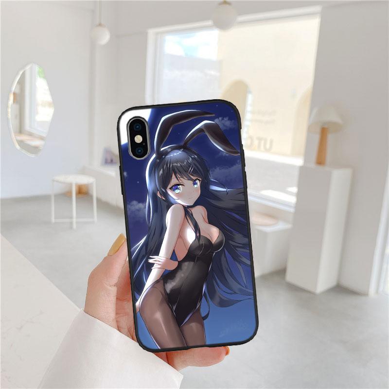 PP12 Милый Зайчик Девочка Аниме Мягкий Чехол для Телефона для Redmi Note 8 9 Pro Max 9S 9T 9C NFC 8T 8A 10A A4