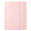 Для iPad Эйр 13 (2025)/(2024) Чехол-подставка трифолд с акриловой задней крышкой и ПУ кожей, противоударный чехол для планшета