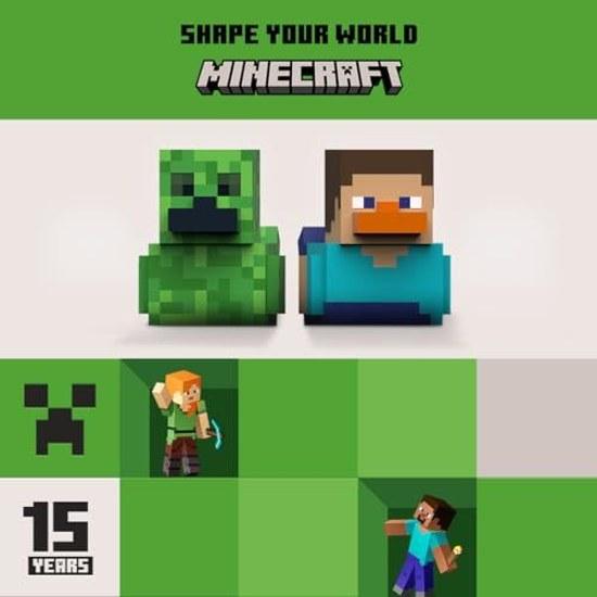 TUBBZ Первая серия Крипер Коллекционная виниловая резиновая фигурка утки - Официальный мерч Minecraft ТВ Фильмы Видеоигры