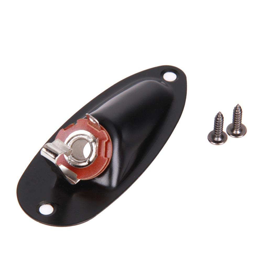 Guitarra Pickup Boat Guitar Jack Plate Guitar Parts 6.35mm Guitarra Pickup Electric Guitar