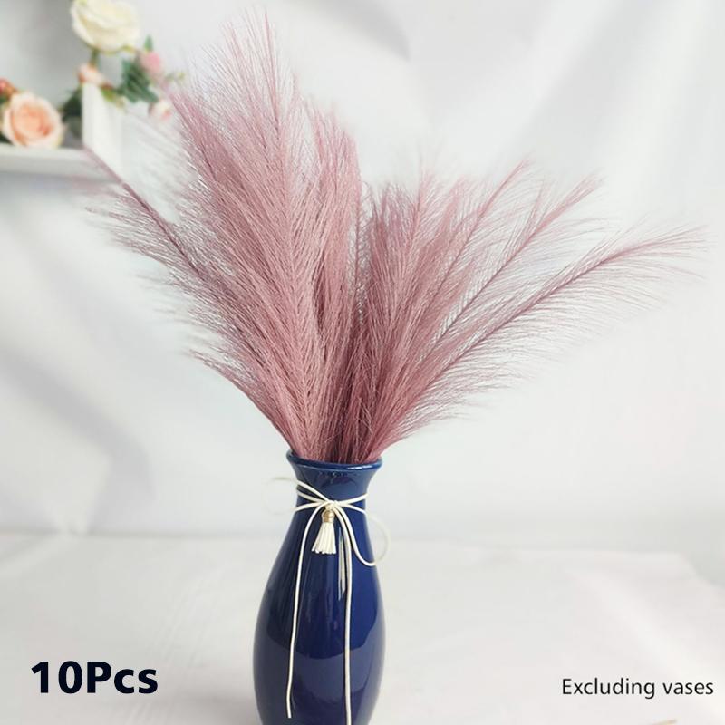 10 шт. простой элегантный искусственный тростник из пампасной травы, искусственный тростник для растений
