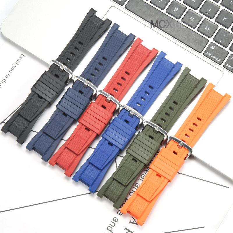 Silicone Rubber Watchband For Casio G-SHOCK GST Series GST-W300 210 400G S130 S110 S330 B100 Watch Band Sports Strap Bracelet