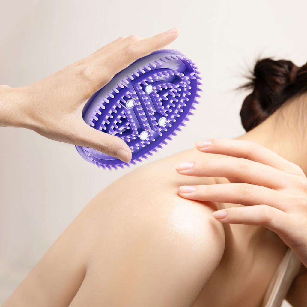 Набор для массажа от целлюлита Массажное масло Акупрессура Карта Удаление Щетка Петля Щетка Подходит для женщин и мужчин, 10 мл