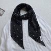 100% Лен Дышащий Длинный Весенне-Осенний Шарф для Женщин Оригинальный Стиль Художественная Защита Шеи Мягкие Шарфы 14x170см