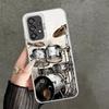 Drum Set Rock Music Soft Phone Case for Samsung A17 A16 A15 A14 A13 A57 A56 A55 A54 A53 A37 A36 A35 A34 A33 A26 A25 A24 A23 A52