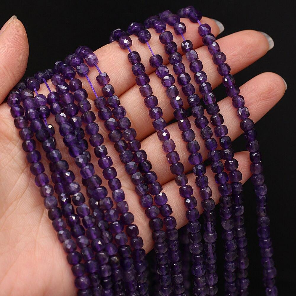 Бусины из натурального камня, граненые квадратные изолированные бусины, розовый кварц/малахит для DIY, ожерелье, браслет, серьги, ювелирные аксессуары