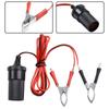 Car Battery 12V Adapter Battery Clamp Socket Cable