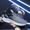 2025 Autumn New Fly-woven Sneakers Soft-soled Handsome Men's Lightweight Mesh Breathable Running Shoes