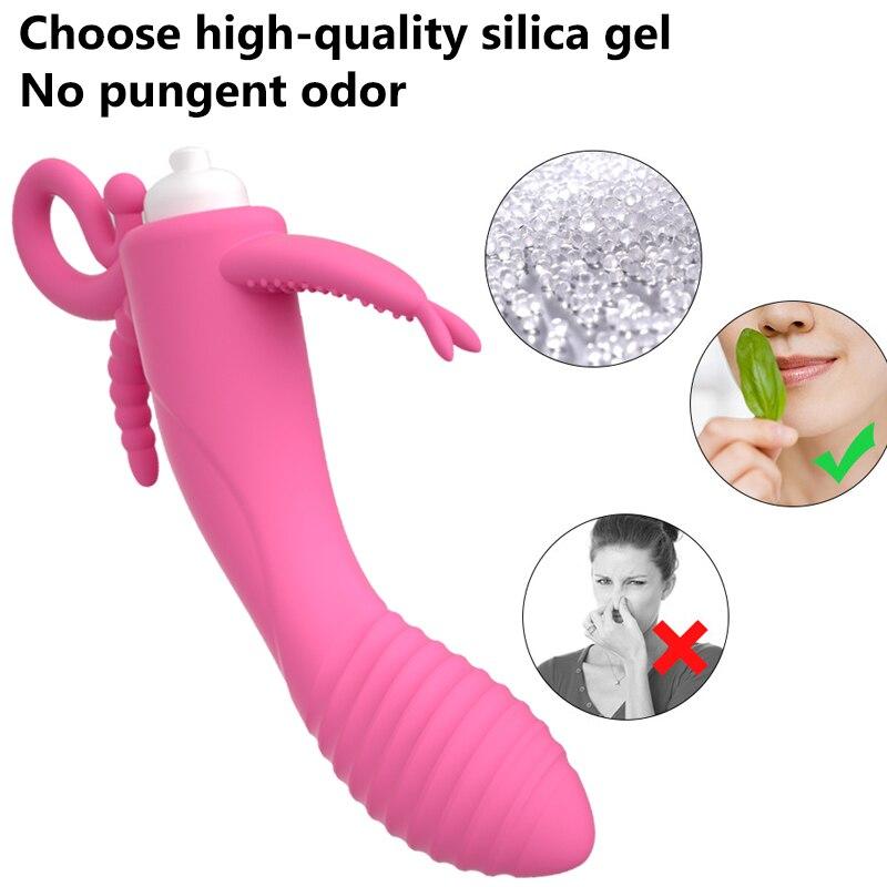 10-скоростной вибратор для пальцев, клиторальный массажер для стимуляции точки G, женский фаллоимитатор для мастурбации, вибратор для взрослых, секс-игрушки