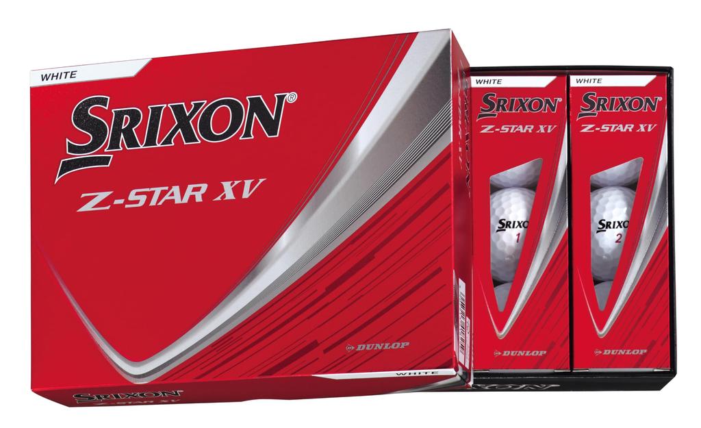 Dunlop Srixon XV Golf 2025 1 Dozen White Z-Star Balls, Model, (12 Balls),