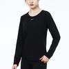 Nike Футболки Женские Черные С Круглым Вырезом Умеренные Другие DD0621-010