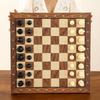 Магнитная шахматная игра 2-в-1 Деревянная складная шахматная доска Ящик для хранения фигур Портативная Детская и взрослая Классическая стратегическая шахматная игра