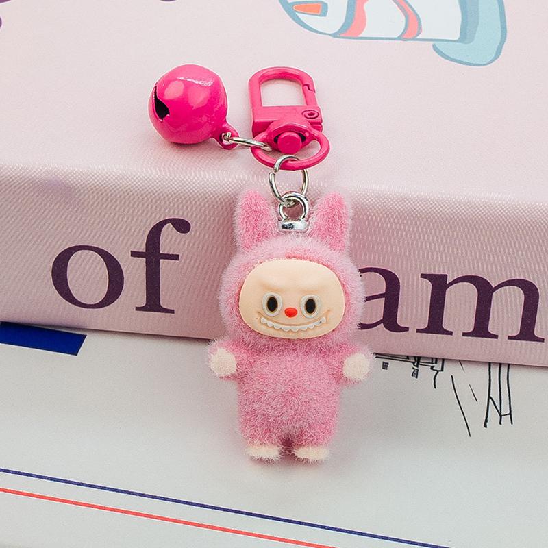 Аниме периферийное устройство Kawaii милый мультфильм Labubu брелок подвеска автомобильный брелок креативный рюкзак украшения аксессуары подарки