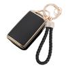 ZANEKO Key Case, Key Cover, Smart Key Case, Cute and High-Class Texture, Lightweight, Gold Black, Gold Black