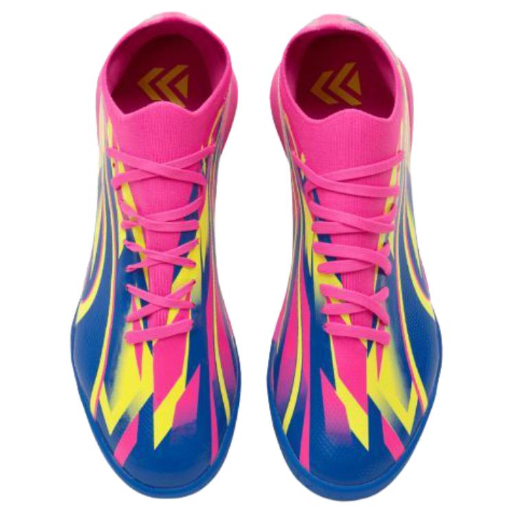 Puma Ultra Match Energy TT Универсальные Удобные Футбольные Бутсы Мужские Футбольные Бутсы Розовые Синие Желтые 107544-01