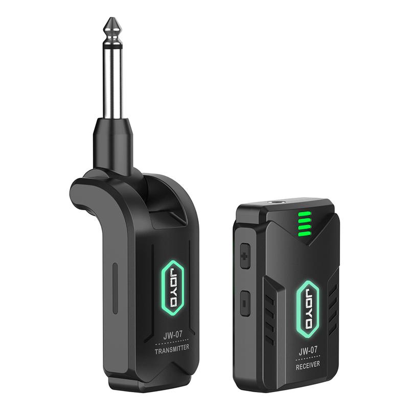 JOYO JW-07 Wireless in Ear Monitor System 2.4GHz Low Latency 12 Channel Banks Wireless Transmitter Receiver for Live Performance
