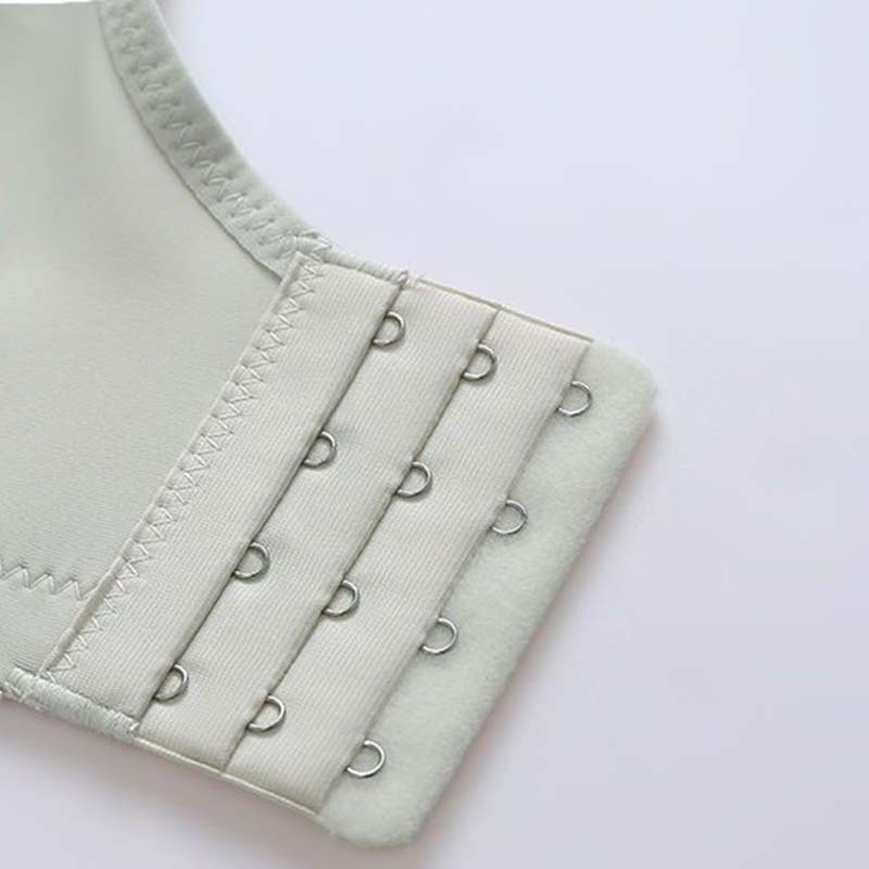 Thin Section of The Large Size Without Steel Ring Underwear Female Anti-sagging Beauty Undershirt Type Gathered Bra