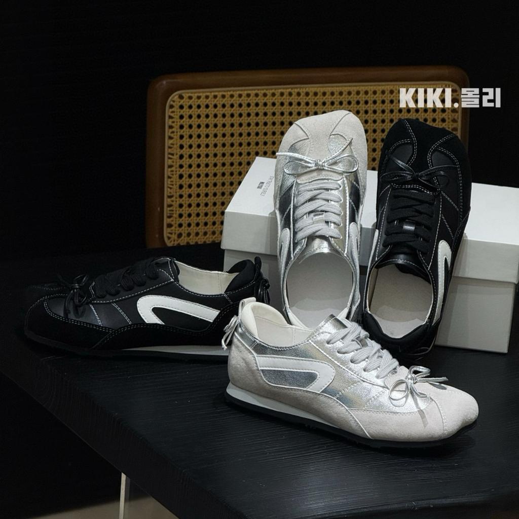 Niche apple head German training shoes women's ins tide 2025 summer new retro design sense color matching casual sports shoes