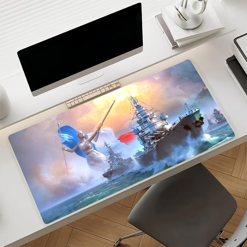 Игровой Коврик для Мыши WWorld of WWarships Нескользящий Резиновый Компьютерный Коврик Геймерский Баланс Декор Коврик для Стола Ноутбук Офис Большой
