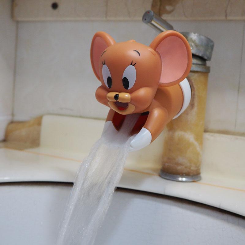 Winnie the Pooh Children's Faucet Extender: Silicone Hand Washing Tool with Movable Head
