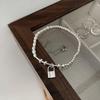 New Arrival Hot Sale Silver Jewelry Female Simple Pearl Popular Heart Bracelet for Women
