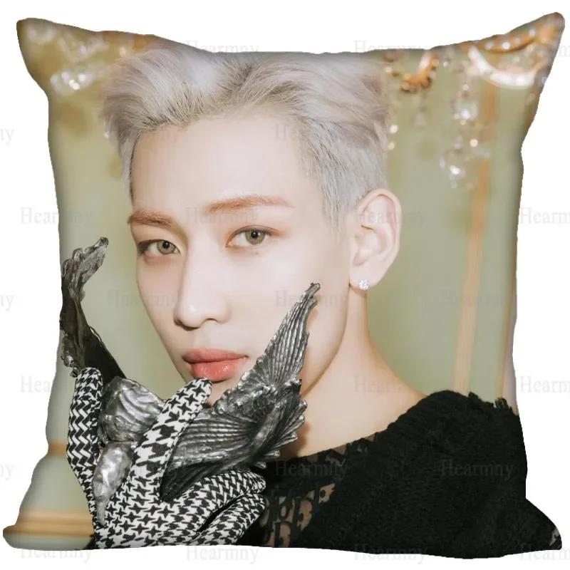 Новая KPOP GOT7 Наволочка для дома Декоративная наволочка на подушку Невидимая молния Наволочки для диванных подушек 45X45 см 0512