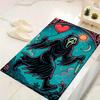 1Pc Scream Horror Artwork Rug, Office Carpet Indoor Outdoor Doormat, Non-Slip Soft, Living Room, Christmas Halloween Gift M929307