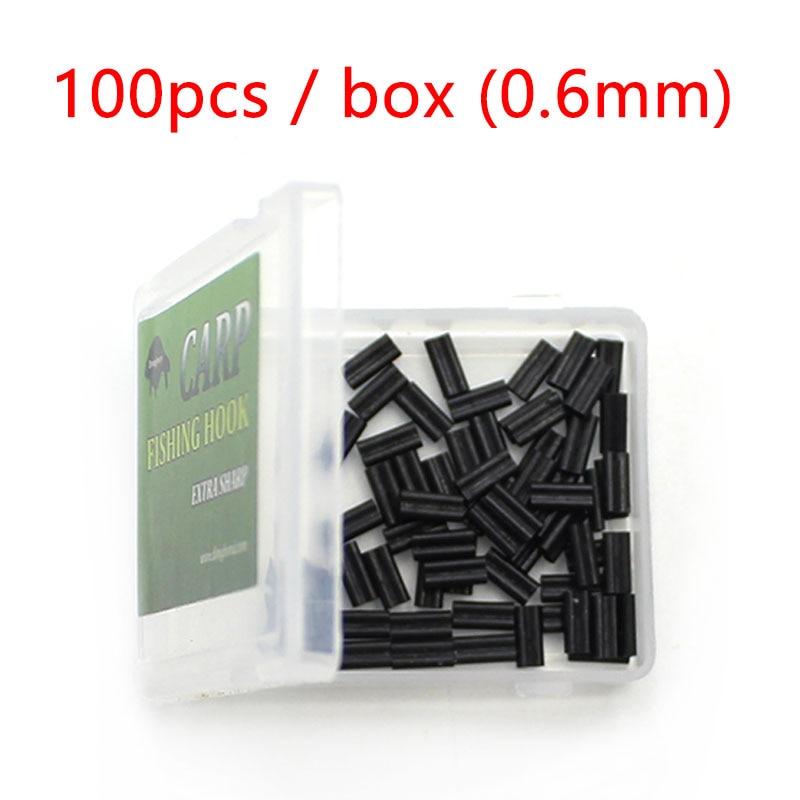 Аксессуары для ловли карпа, обжимы 0,6 мм 0,7 мм, подходят для флюорокарбоновой жесткой связи, быстросменный вертлюг для снастей Chod Rig Ronnie Rig