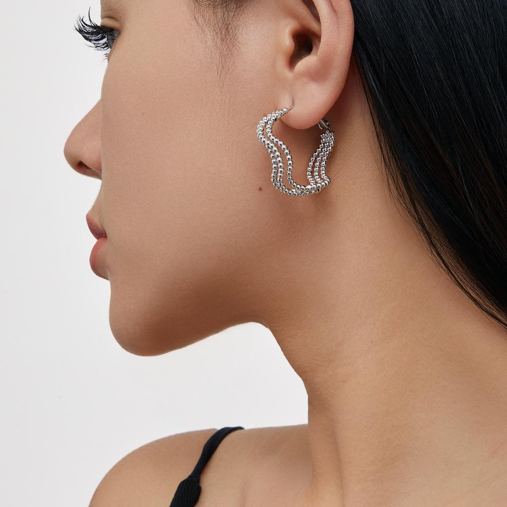 Покрытые медью серьги-шарики из металла с геометрическим плетением, с дизайном из 18-каратного золота, темпераментные, универсальные, антикварные женские серьги