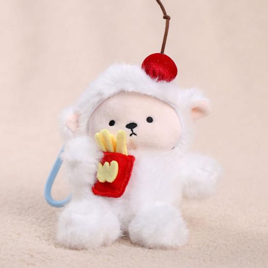 Penguin Sheep Design Plush Doll Keychain Pendant Soft Portable Mini Doll Hanging Ornament Bag