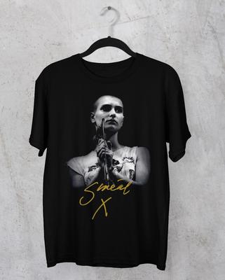 ГОРЯЧЕЕ предложение Sinead O Connor подписанная Черная футболка с коротким рукавом Все размеры S-5XL Унисекс
