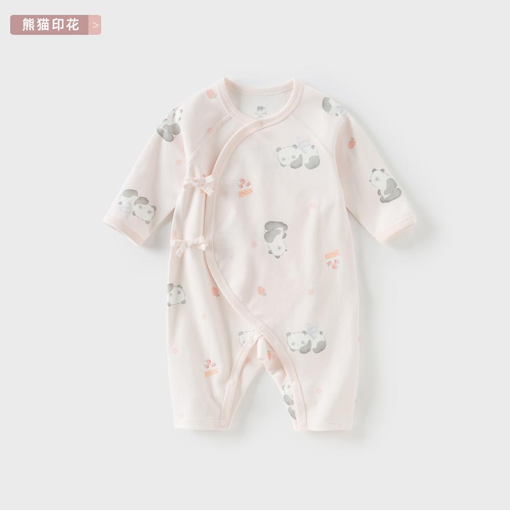David Bella's newborn baby clothes for spring, female baby's newborn jumpsuit, male baby's crawling suit