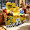 Custom Name Personalized Alfons Aberg Print Blanket, Home Decor, Bedroom, Sofa, Camping, Couch, Gifts for Birthday Christmas