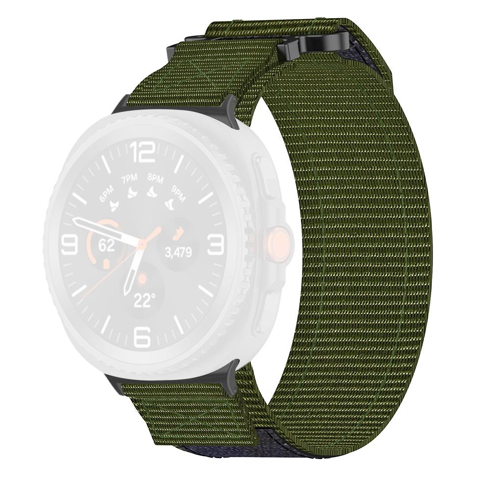 Watch Band for Samsung Galaxy Watch8 Classic 46mm/Watch8 44mm/40mm Nylon Magic Tape Strap