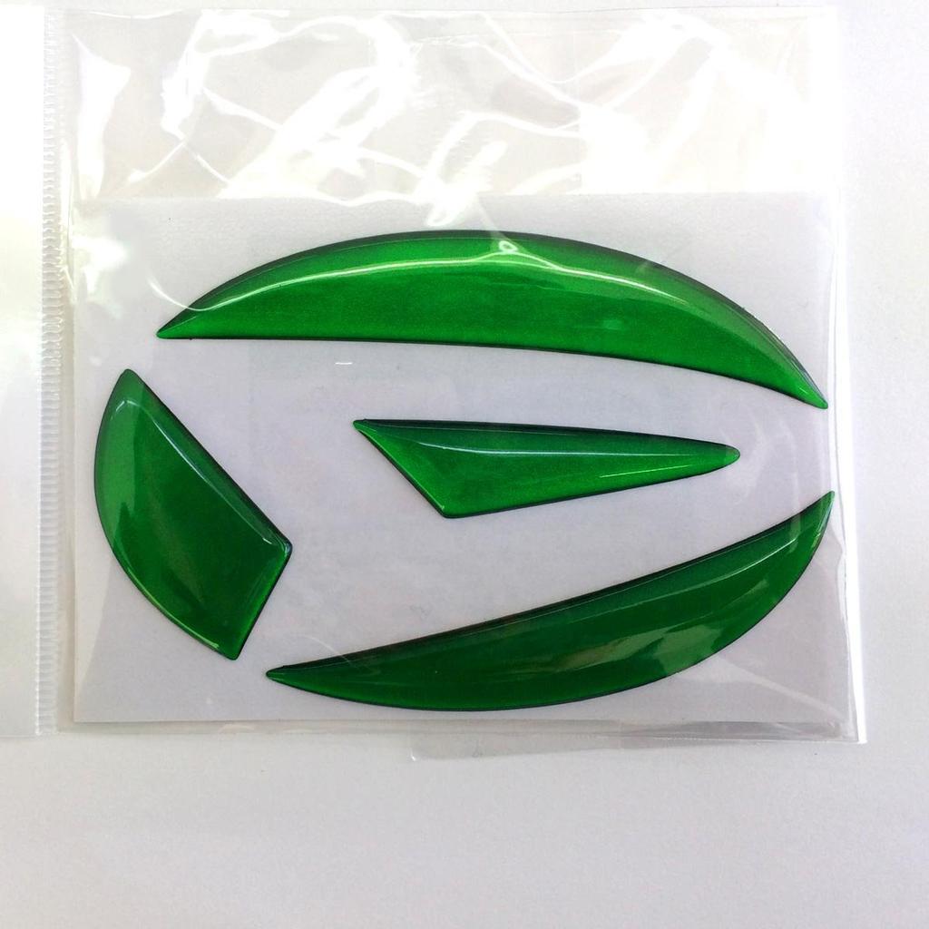 BATBERRY Doming Emblem Daihatsu ver01 Metallic Green Hijet Truck S500P/S510P Emblem Front Metallic Color 1 шт.