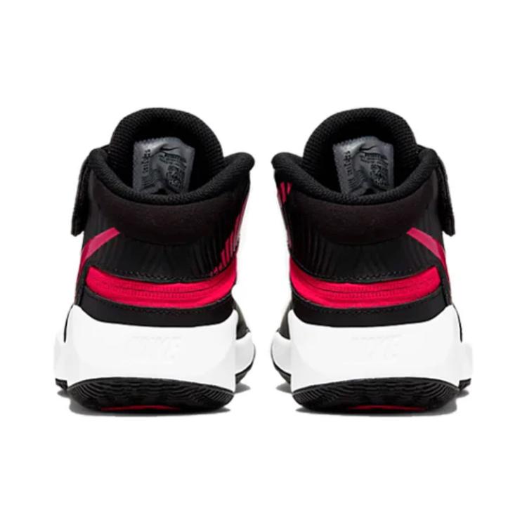 Nike Team Hustle D 9 Flyease Удобные Универсальные Низкие Детские Баскетбольные Кроссовки Детские кроссовки Черный Красный BV2951-061