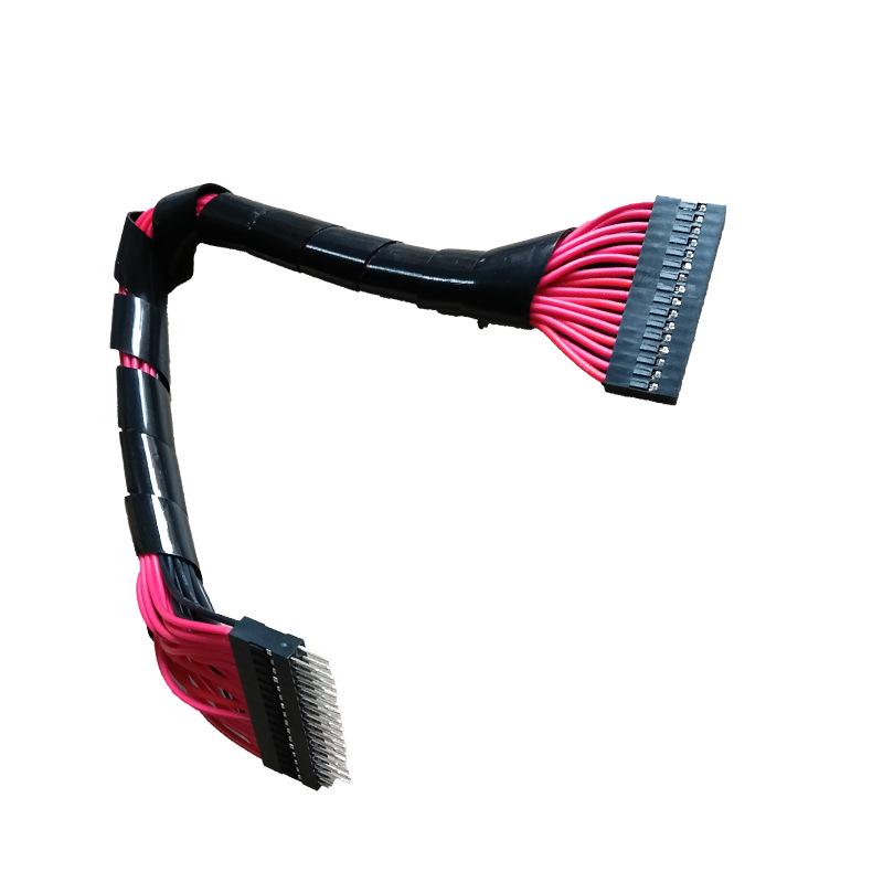 2.54mm Pitch DuPont Dual Row Male-Female Header Extension Cable, Thickened Copper, 22 AWG Wire, 2*16P 2*6P8P10-32P.