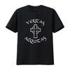 Мужская футболка Boondocks Saints Veritas Aequitas Ирландский Крест Черная Базовая Стильный Символичный Дизайн винтажный Постиранная Повседневная