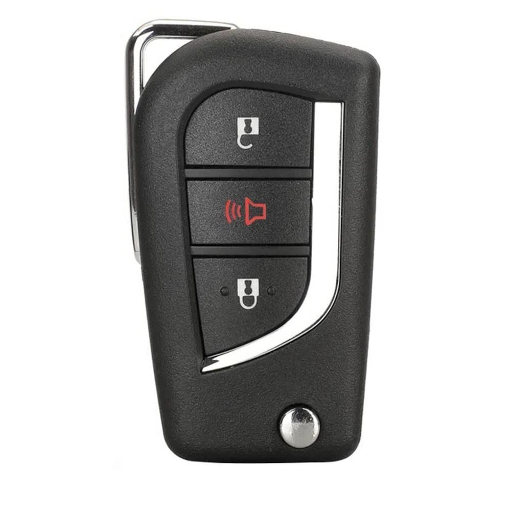 For 15-22 Toyota Hilux Vios RAV4 Yaris FCCID BA2TA 3 Button Key 433MHz H-8A Chip