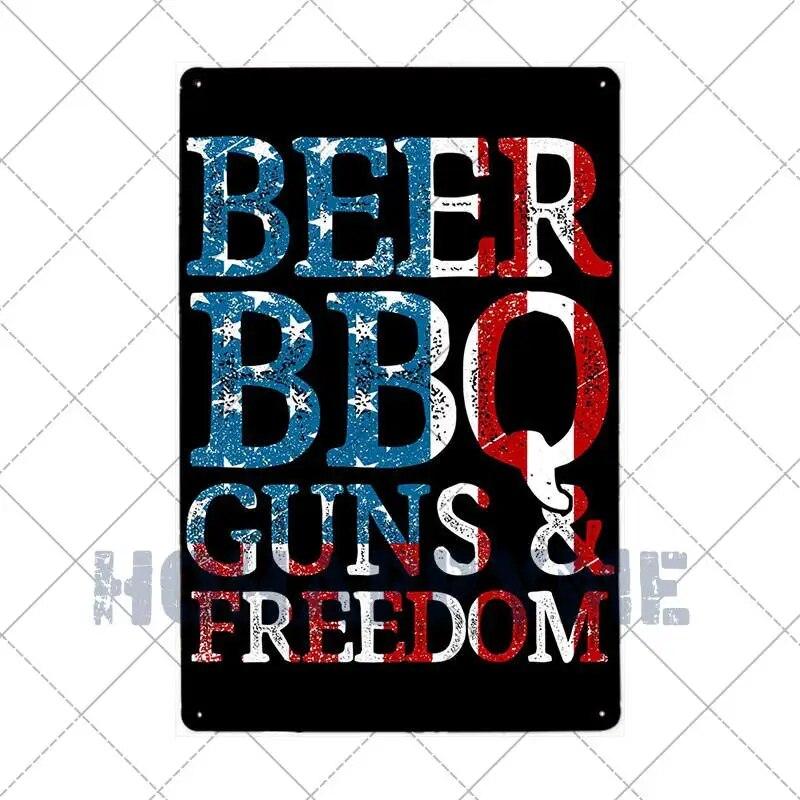 Barbecue Food Hot Dog BBQ Signs Retro Metal Plaque Cafe Bar Pub Signboard Wall Decorative Posters Plate Home Decor 20X30CM