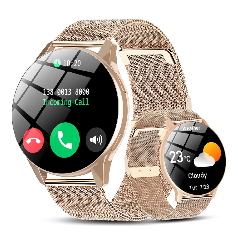 LIGE Women Smart Watch Bluetooth Call Sports Waterproof Smart Watch For Android iOS