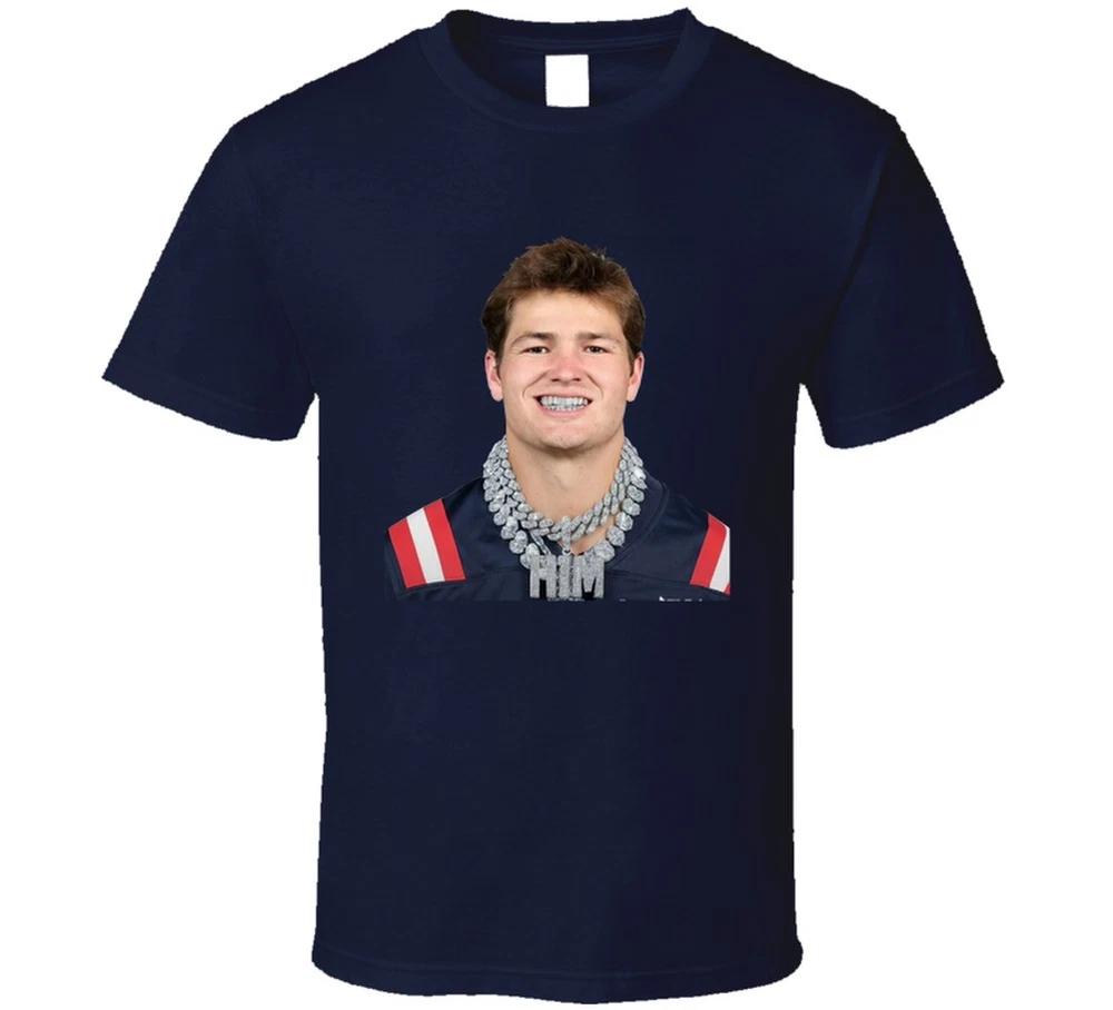 Drake Maye Grill And Bling Football Fan T Shirt