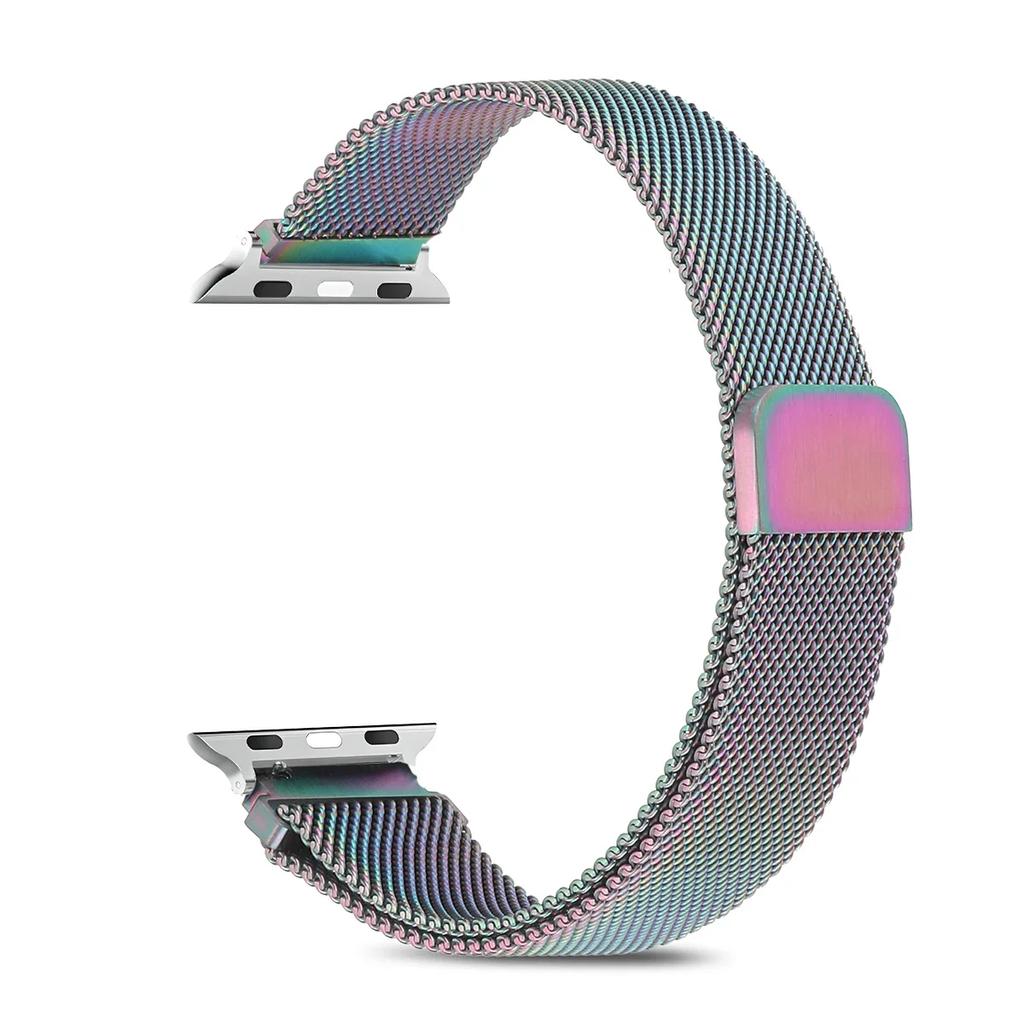 Ремешок Milanese для Apple Watch Band Ultra 2 49 мм 44 мм 40 мм 45 мм 41 мм 38 мм 44 мм браслет для iWatch Series 9 3 6 5 SE 7 8 ремешок